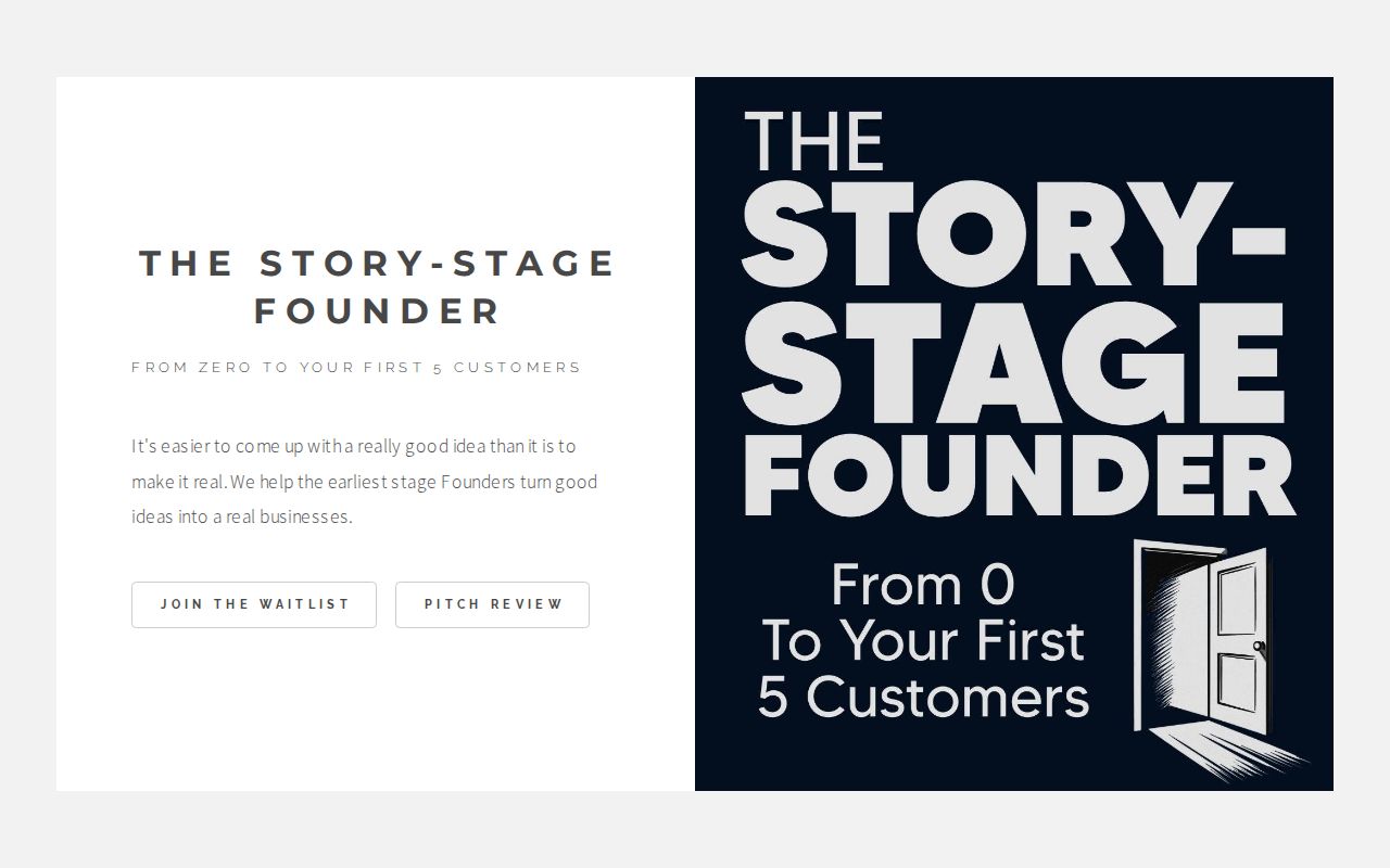 The Story-Stage Founder